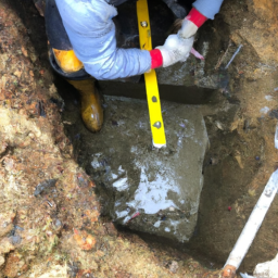 Construction d'un Mur de Soutènement en Blocs de Béton pour un Terrain en Pente Saint-Fons